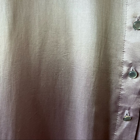 Vintage Lilac Silky Dress - Picture 3 of 6